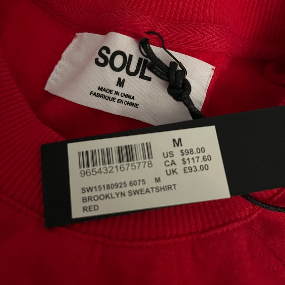 soul cycle crew neck NWT